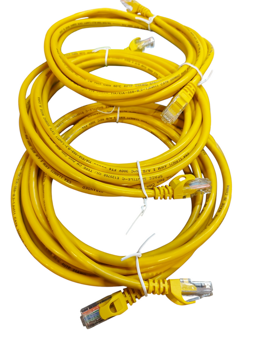 LOT 5x - 10FT CAT6 Network Ethernet Patch Cable RJ45