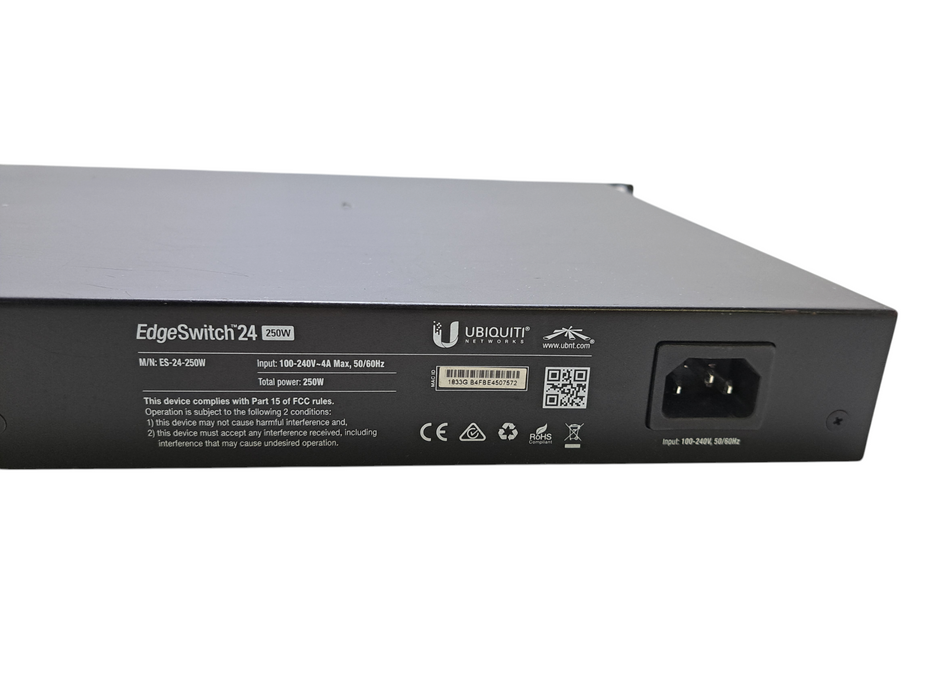 Ubiquiti EdgeSwitch ES-24-250W | 24-Port Gigabit PoE Network Switch *READ* )