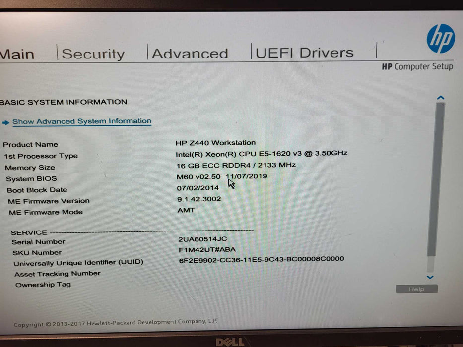 HP Z440 Workstation Xeon E5-1620 v3 16GB DDR4 No HDD READ $
