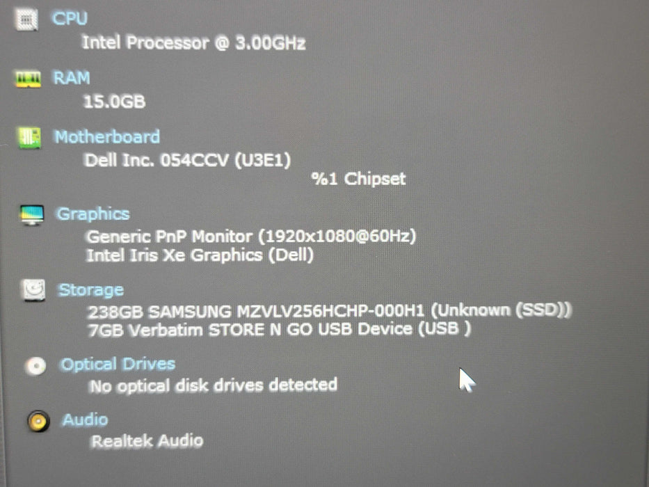 Dell Latitude 5420 i7-1185G7 16GB DDR4 256GB NVMe β Lap200