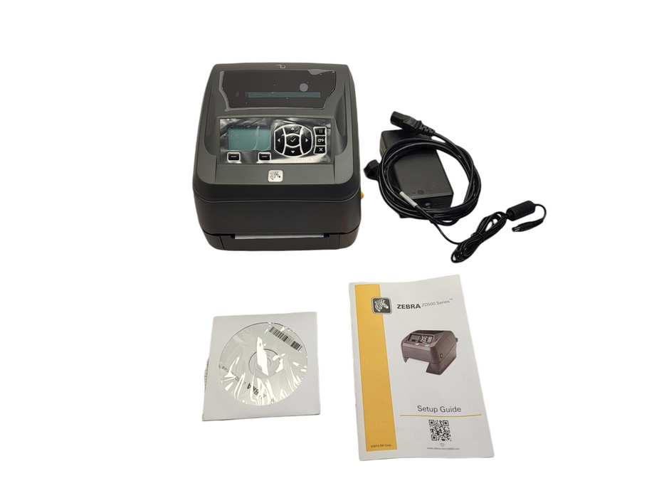 Zebra ZD500 300dpi Bluetooth WiFi Ethernet TT Label Printer ZD50043-T01A00F $