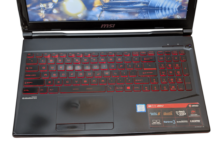 MSI GL64 8RC Intel Core i7-8750H 8GB RAM NVIDIA GTX 1050 4GB READ  - Lap200