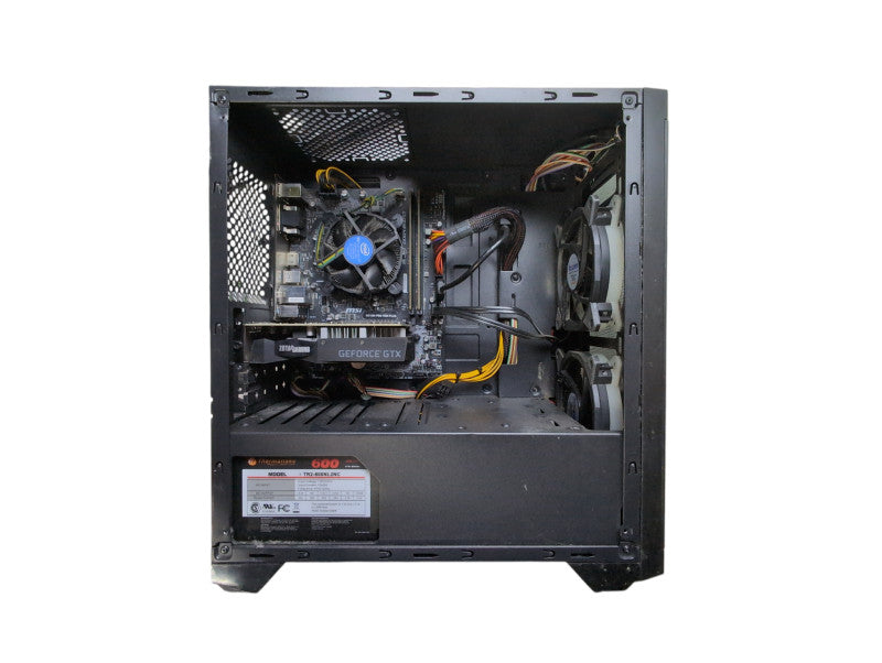 Custom PC, msi H310M PRO-VDH PLUS, i3-9100F, 16GB DDR4. 2x 256GB SSD, 600W PSU