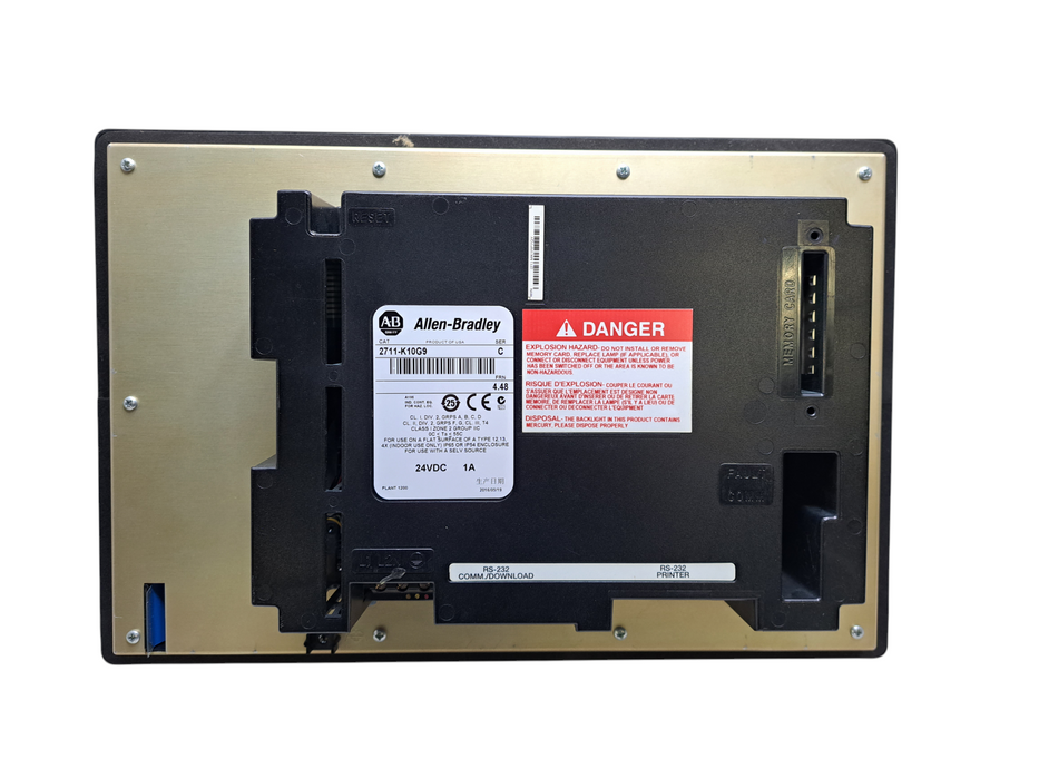 Allen Bradley 2711-K10G9 Panel View 1000 | 10" Operator Terminal *READ* )