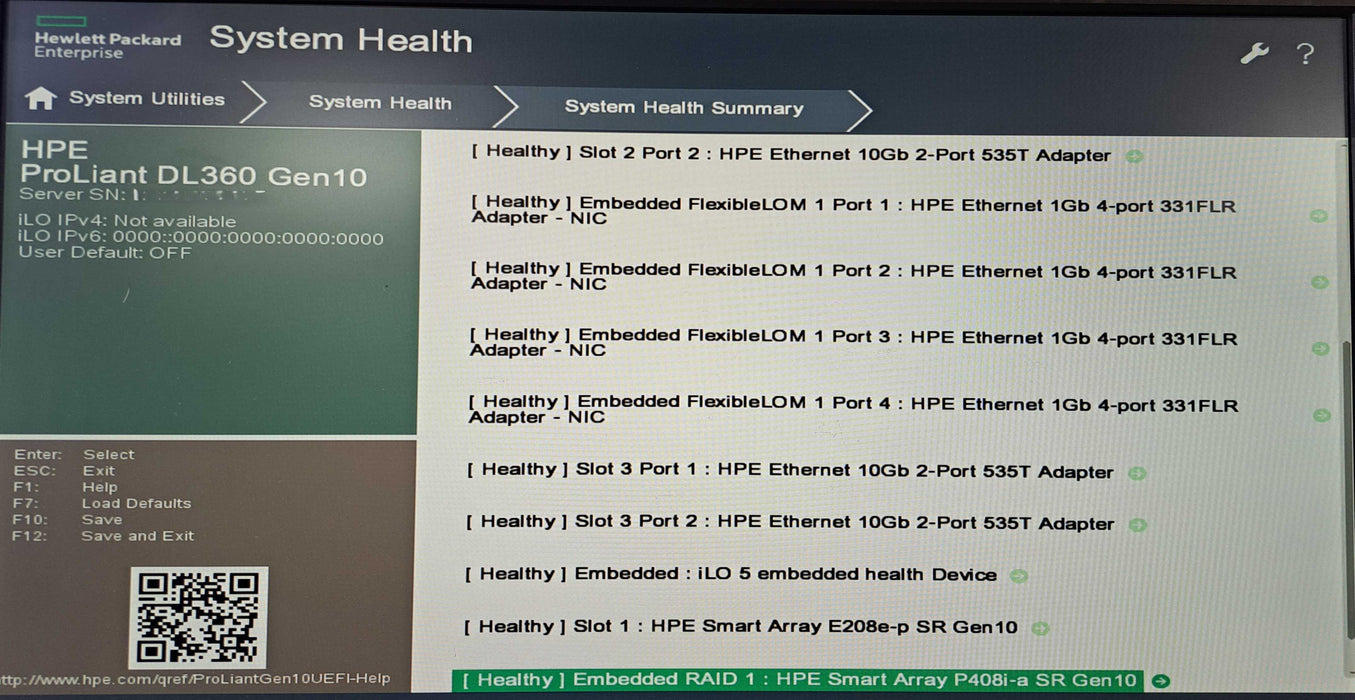 HP ProLiant DL360 Gen10 8x 2.5" | 2x Xeon Gold 6230, 32GB DDR4, P408i-a SR )