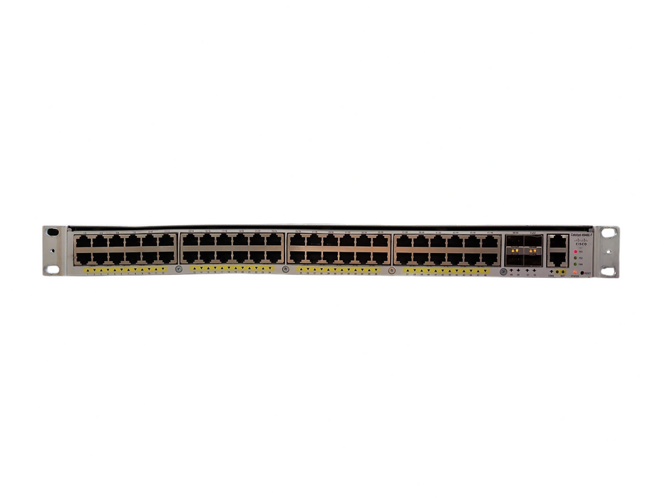 Cisco Catalyst WS-C4948E-F V03, 48 Port Gigabit Switch w/2x AC