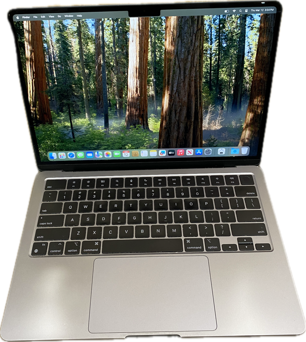Apple MacBook Air 13 M2 2022 Space Gray 8GB RAM 256 GB SSD No Power Adapter