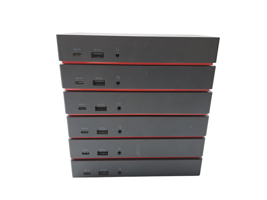 Lot of 6x Lenovo ThinkPad USB-C Dock Gen 2 Docking Stations | LDC-G2 )