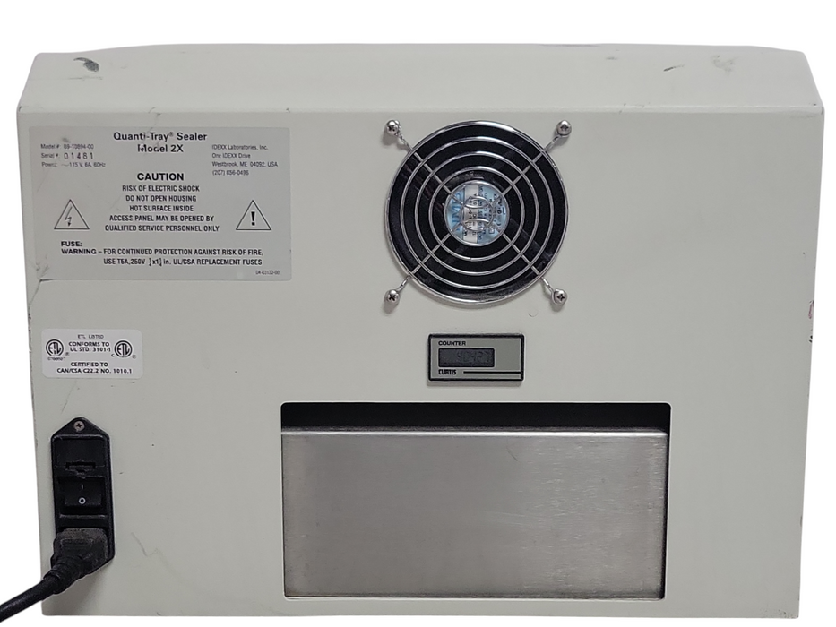 IDEXX Quanti-Tray Sealer Model 2X 89-10894-03, 40427 Count, READ _