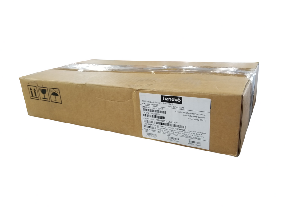 Lenovo ThinkPad Basic Docking Station 40AG0090US – Brand New – Genuine OEM