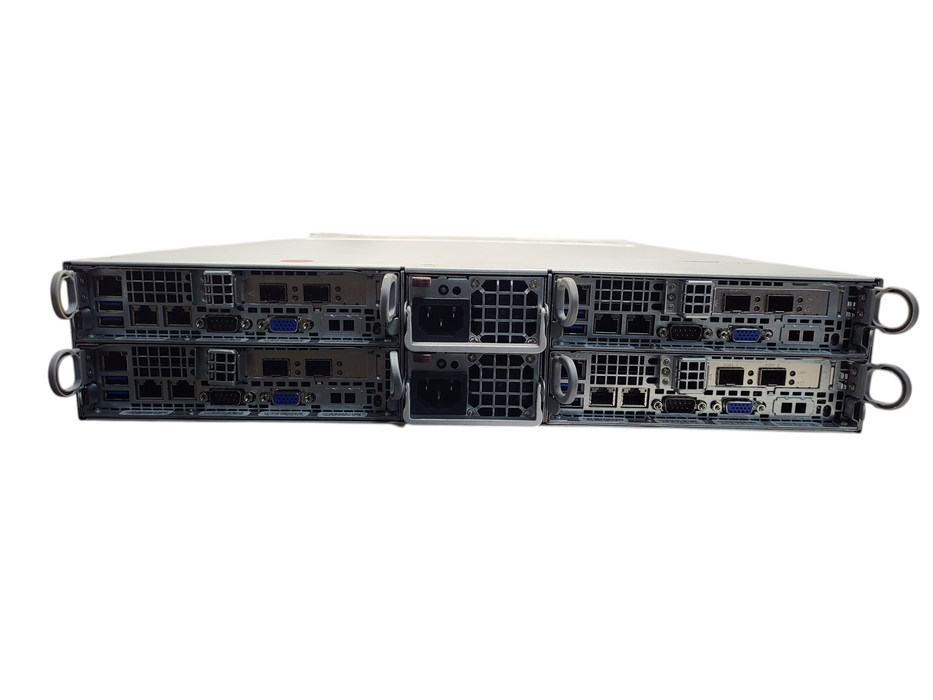 Rubrik r348 CSE-827 Server Chassis w/ 4x Blade E5-2630 v3 16GB DDR4 $