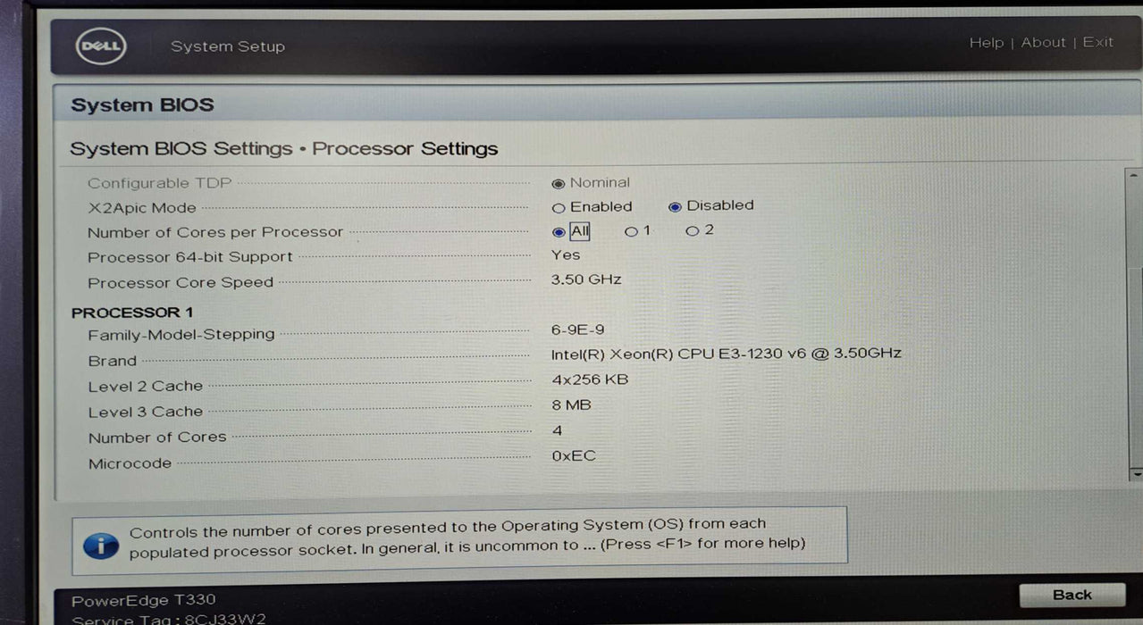 Dell PowerEdge T330 8x 3.5"| Xeon E3-1230 v6 @3.50GHz, 48GB DDR4, H330 RAID )