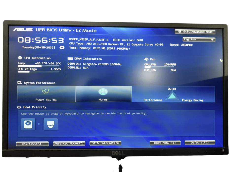 Asus/PC M32BF| AMD A-10 7800 CPU| Radeon R7| 8GB DDR3