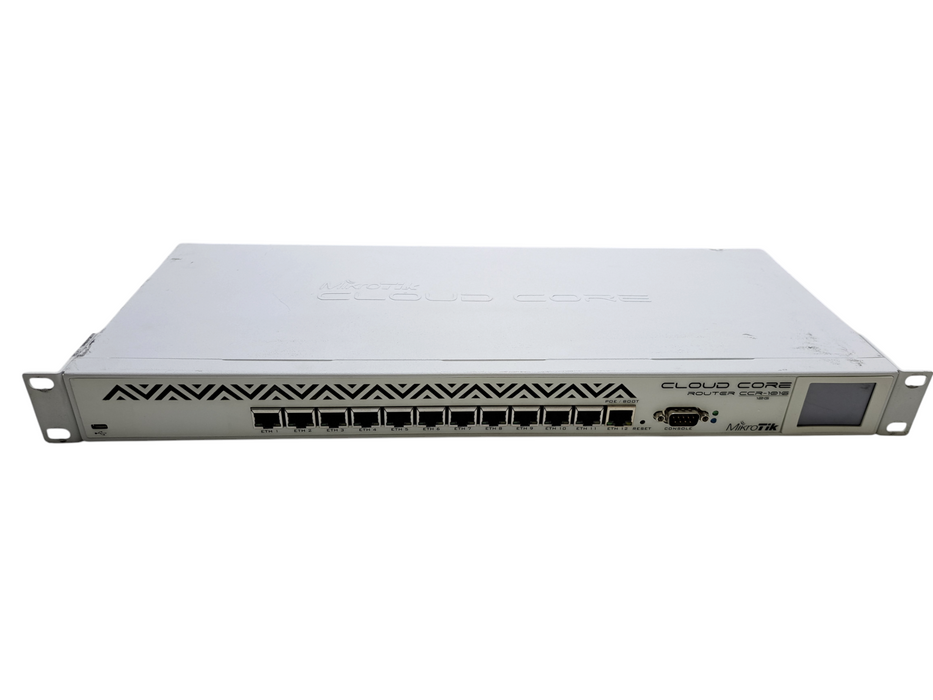 Mikrotik CCR1016-12G 12-Port Gigabit Wired Router *READ* )