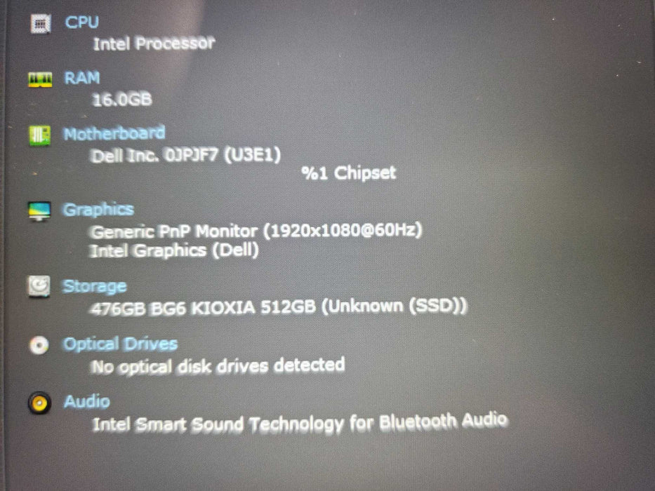 Dell Latitude 3550 Laptop PC 15" Intel Ultra 5 125U 16GB Ram 512GB NVMe  Lap200