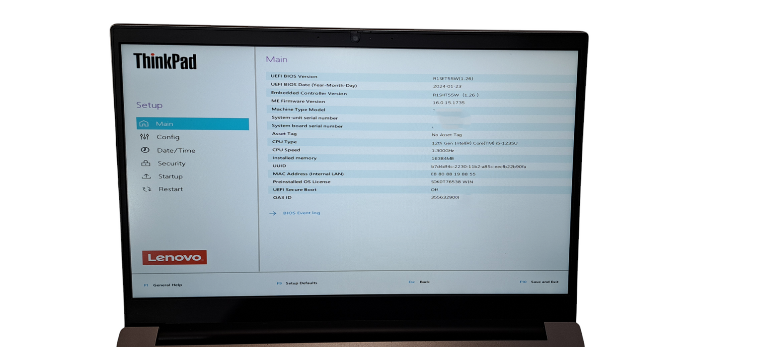 Lenovo ThinkPad E14 Gen 4 i5-1235U|16GB RAM|256GB NVMe|READ  Lap200
