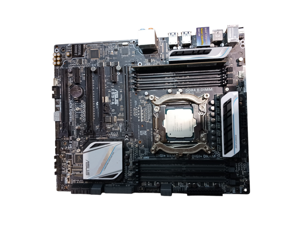 Asus X99-A Motherboard Intel i7-5820K CPU 8GB DDR4 Server RAM No I