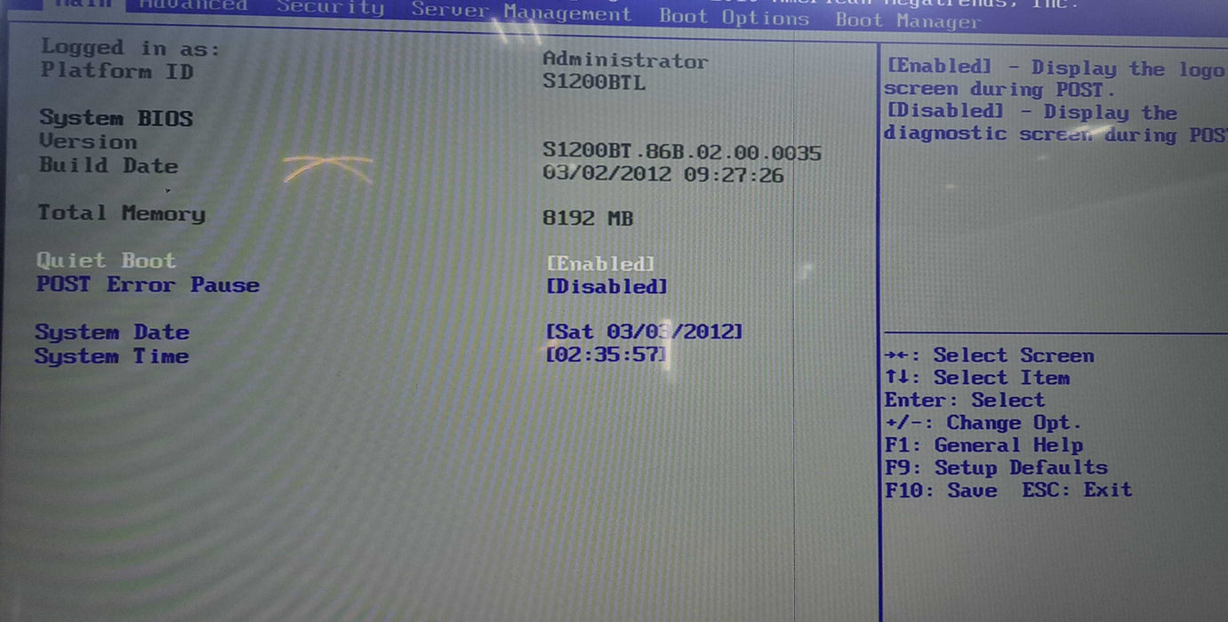 EMC ER1304BTLSHBNR Control Station Xeon E3-31225 |8GB RAM DDR3|No HDD