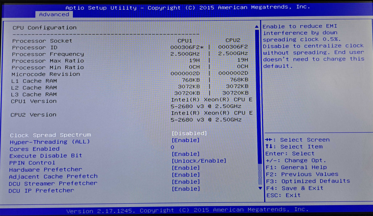 Supermicro 10DRT-H 4x Node Server | 8x Xeon E5-2680 v3 @2.50GHz, 128GB DDR4 Q