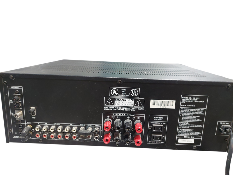 Harmon/Kardon HK3375 Amplifier Receiver  =