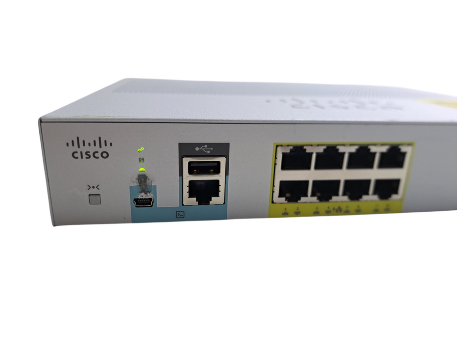 Cisco WS-C2960L-8PS-LL | 8-Port Gigabit PoE+ 2x SFP Silent Managed Switch )