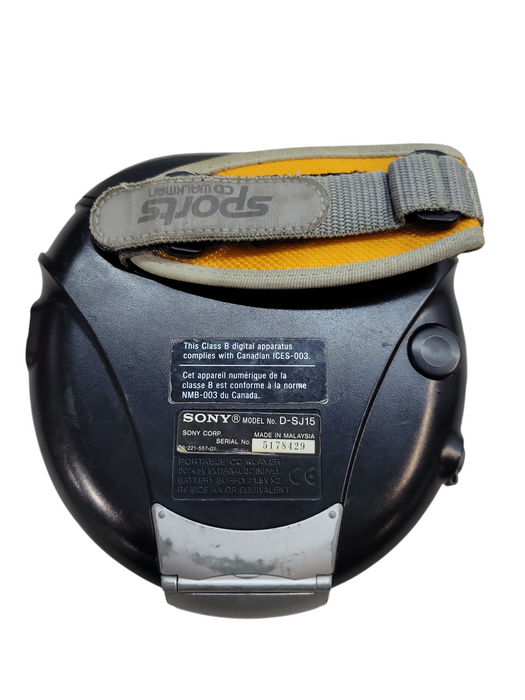 Sony Sports D-SJ15 Walkman Portable CD Player G-Protection W/ Strap %
