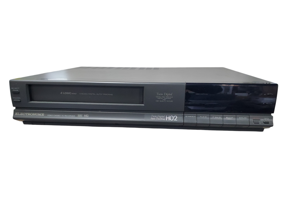 ELECTROHOME VIDEO CASSETTE RECORDER HVR H02 WITH REMOTE READ