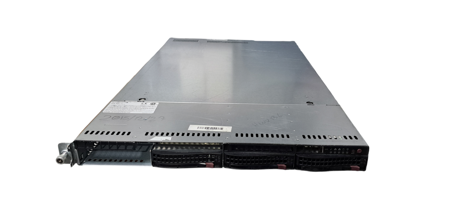 Supermicro X10DRU-i+ 2x Xeon E5-2630 v3 CPU|32GB DDR4|2x750 PSU|No HDD