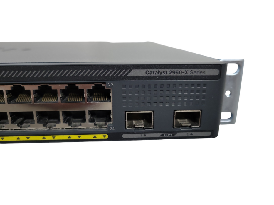 Cisco WS-C2960X-24PD-L V02 | 24 Port Gigabit PoE+ 370W Switch | 2x 10G SFP+ !