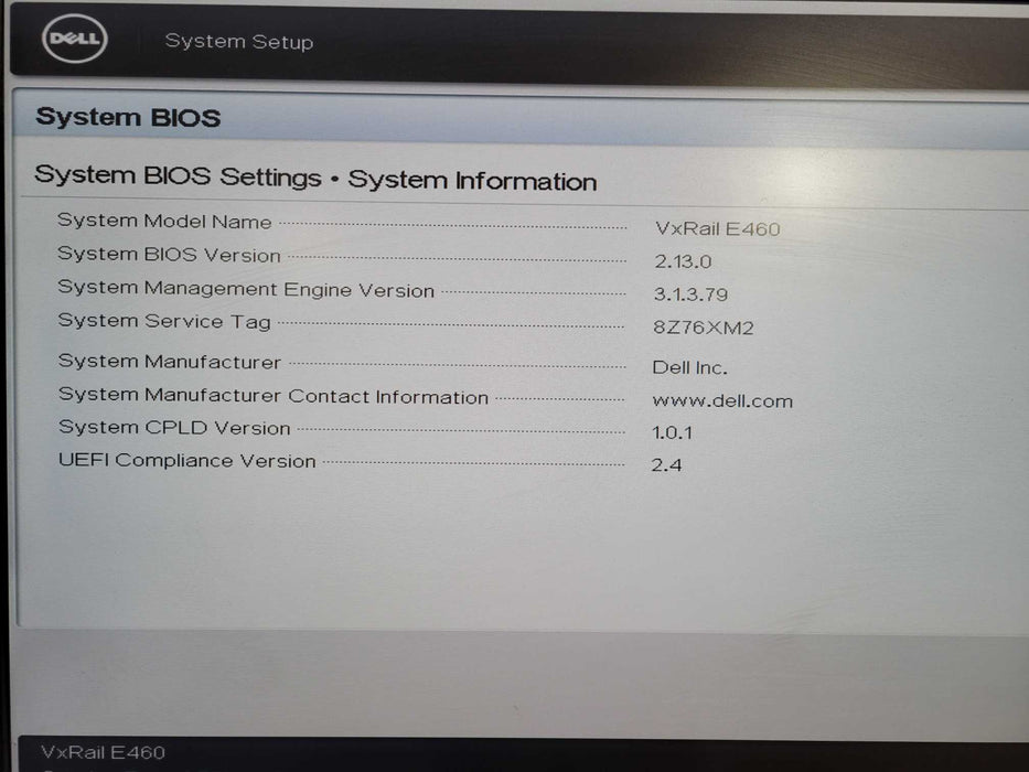 Dell VxRail E460 1U 10x 2.5" Xeon E5-2620 v4 @2.10GHz, 64GB DDR4, HBA330 Mini !