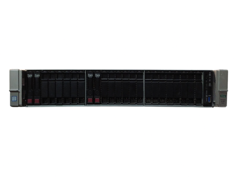 HP DL380 Gen9 2U 24x2.5", 2x E5-2690 v4, 128GB DDR4, 4x2.4TB SAS, P440ar
