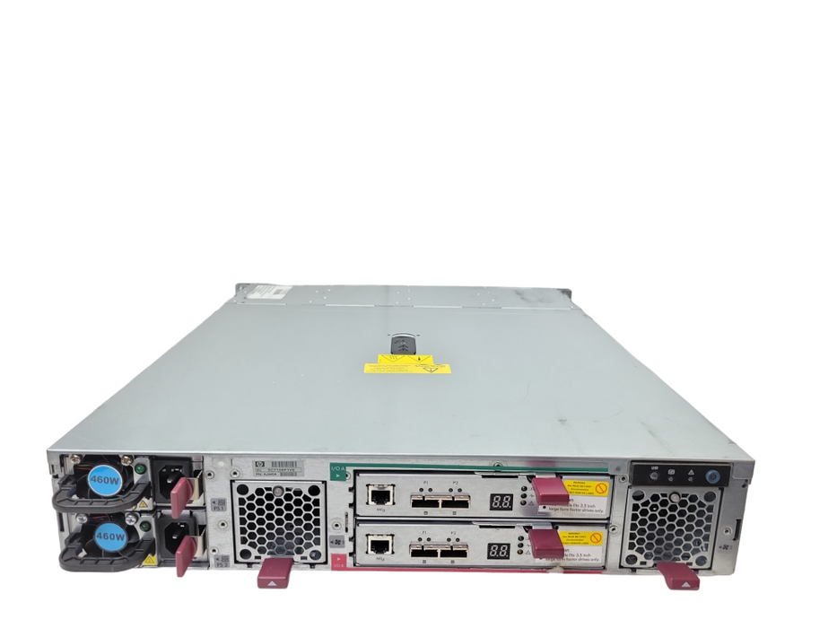 HP StorageWorks D2600 AJ940A W/ 2x 519316-001 Raid Controller %