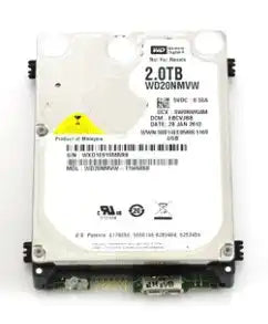 2TB 2.5' 15mm SATA USB 3.0 Portable External HDD Assorted Brand/Model Q