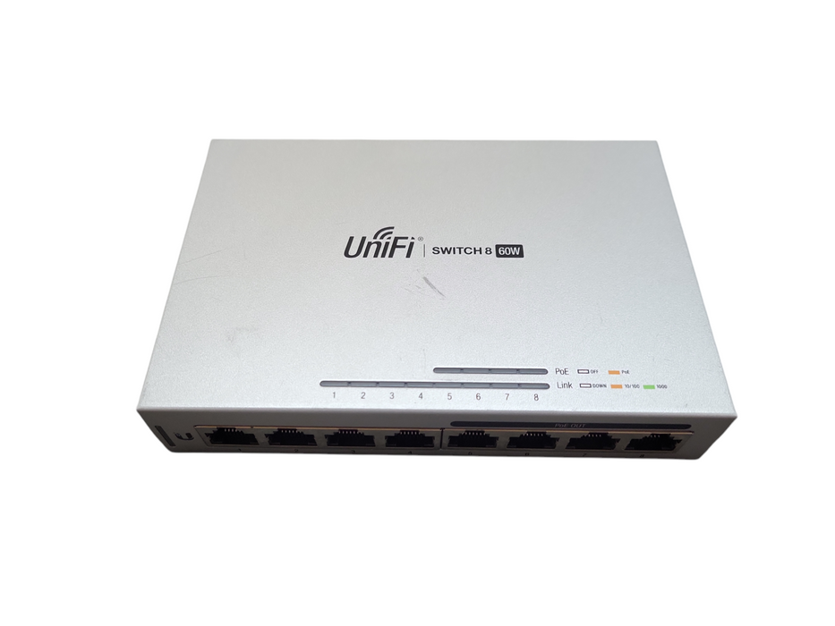 Ubiquiti Networks UniFi 8 Port Ethernet Switch US-8-60W !
