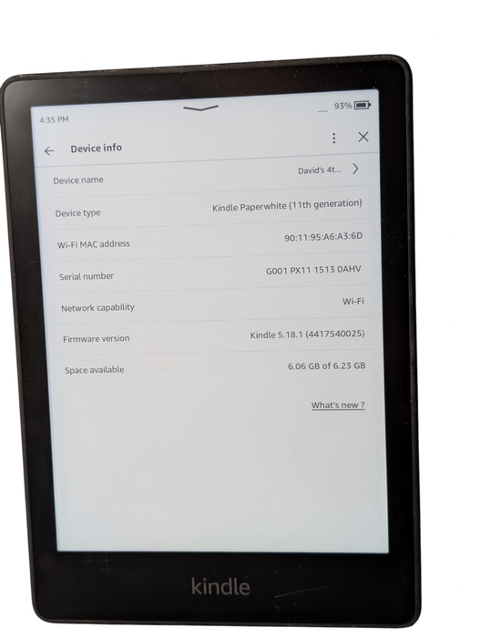 Kindle Paperwhite 11th generation M2L3EK -