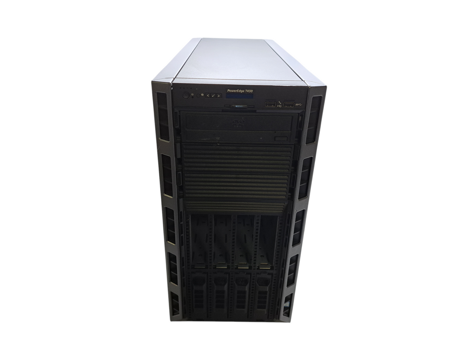 Dell PE T430 8x 3.5" | Xeon E5-2630 v3 @2.40GHz, 64GB DDR4, H730, 2x 1100W )
