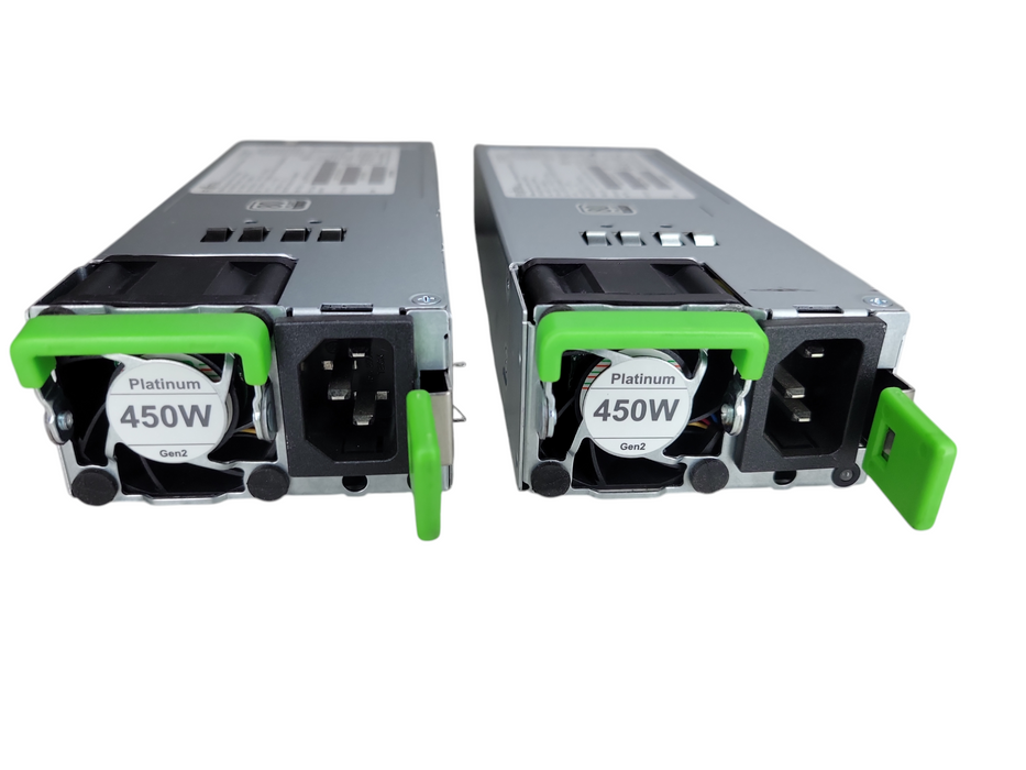 Lot of 2x - FUJITSU 450W 80 PLUS PLATINUM SERVER PSU (S13-450P1A) %