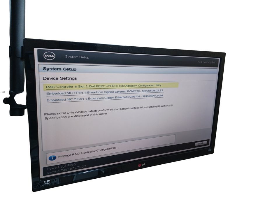 Dell PowerEdge R230 Intel i3-6100 @3.70Ghz 4GB RAM No HDD Perc H330