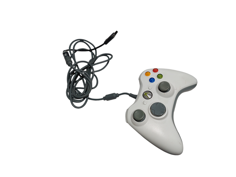 Bundle of 2 Xbox 360 Controllers white & black  =