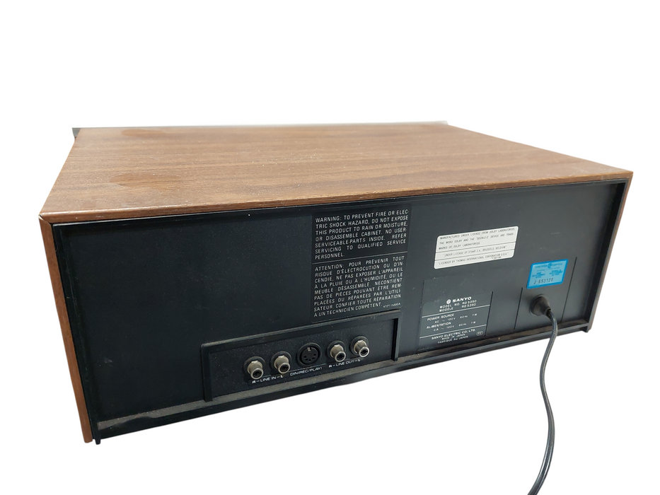 Vintage Sanyo Stereo Cassette Deck RD-5350 =