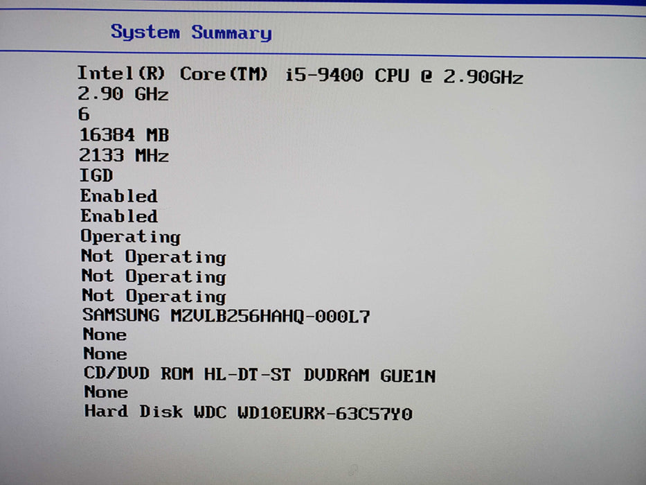 Lenovo ThinkCentre M720s SFF i5-9400 | 16GB | 256GB SSD 1TB HDD