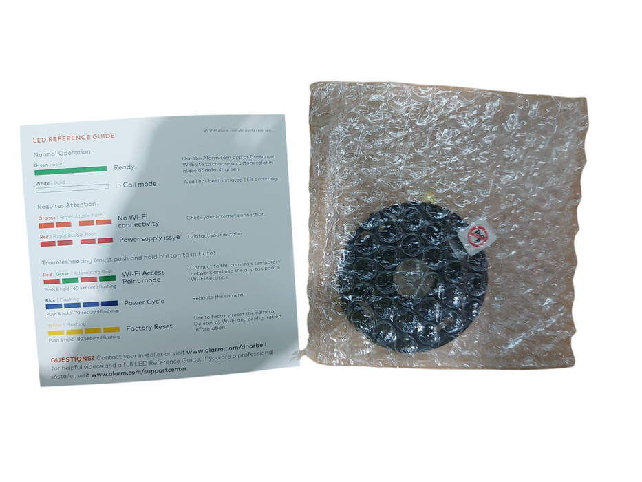 ALARM.COM ADC-VDB101 Skybell HD WiFi Door Bell Camera - Silver