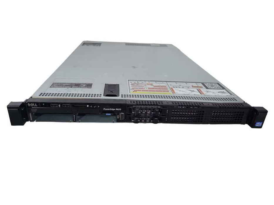Dell PE R620 Server 2x Xeon E5-2680 0 @ 2.70GHz 64GB Ram H710P M 2x 1100W 2.5 !
