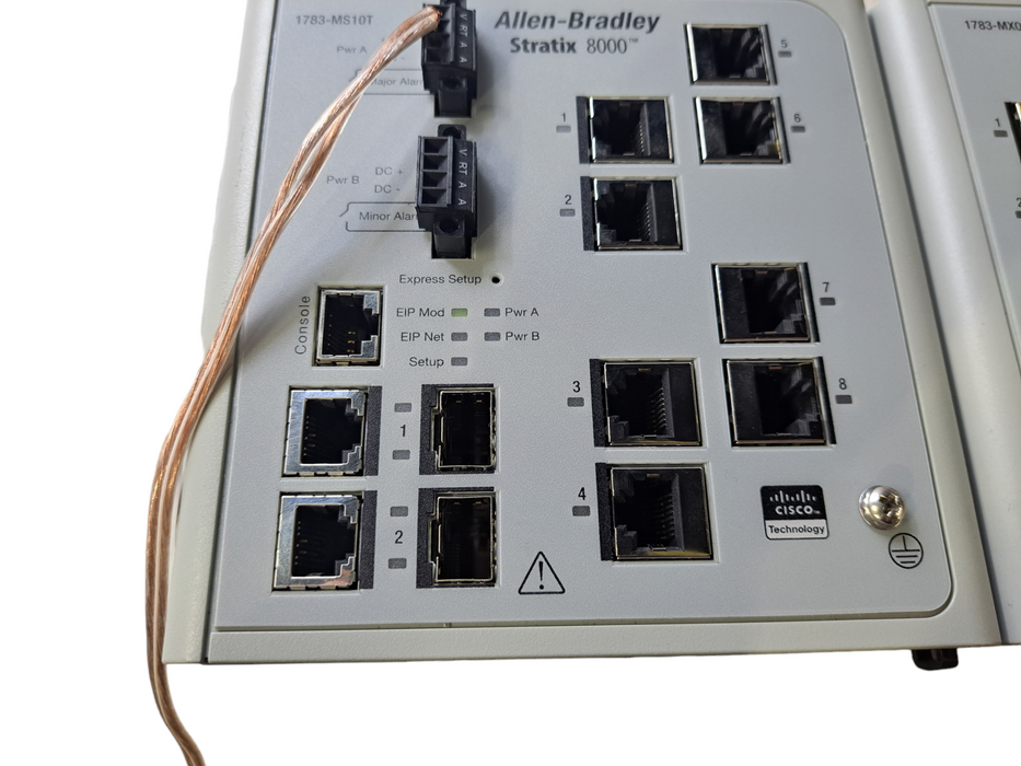 Allen Bradley 1783-MS10T Stratix 8000 Ethernet Switch | + 1783-MX08T & MX08F