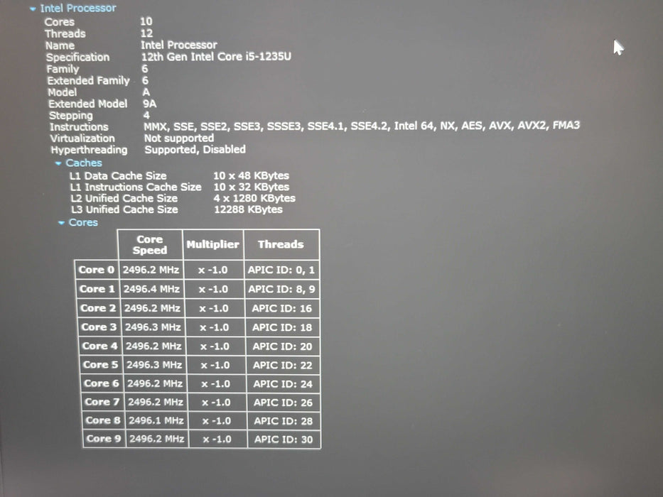 HP EliteBook 840 G9 i5-1235U 16GB RAM 256GB NVMe  β Lap200