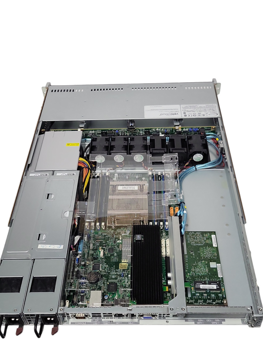 Supermicro X10SRW-F 1U, Xeon E5-2680v3 2.50GHz, 32GB DDR4, 2x PSU, 4x 3.5" Ba _