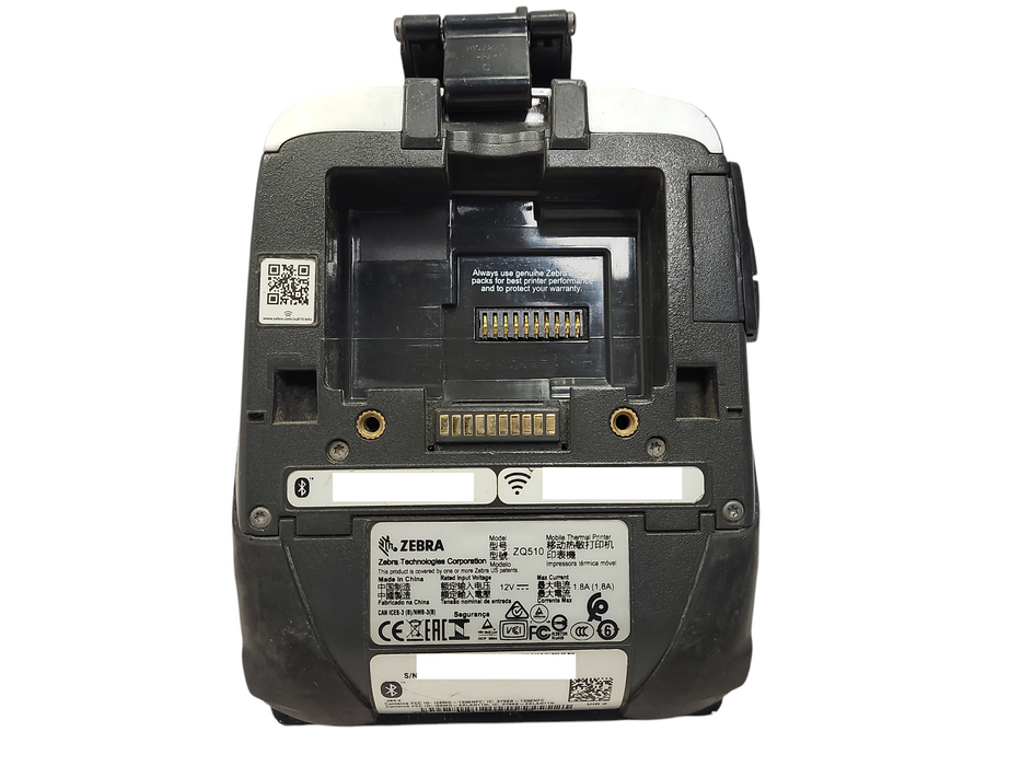Zebra ZQ510 Mobile Printer WiFi Bluetooth, No battery/AC Q$