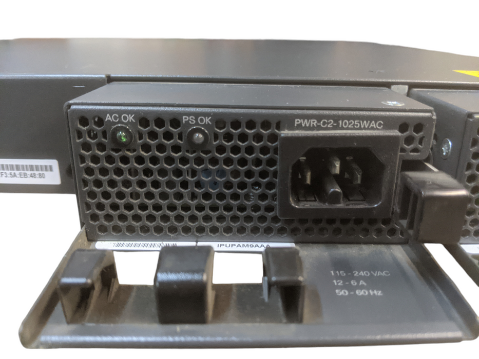 Cisco WS-C2960XR-48FPS-I V05 | 48-Port Gigabit PoE | 2x1025W PSU | Stack mod Q