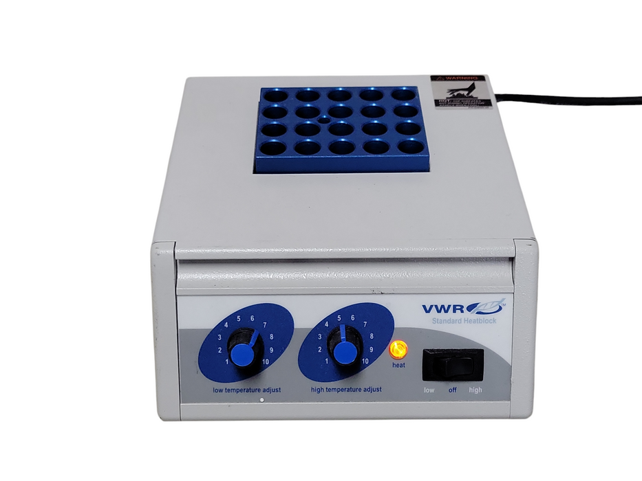 VWR standard heatblock 13259-030, Heatblock I 949030, 120VAC, 100W, 50/60Hz _