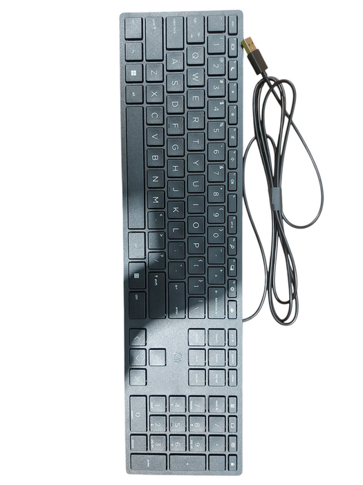 HP halley USB Wired Slim Keyboard Black USB-A HSA-C001K L96909-001